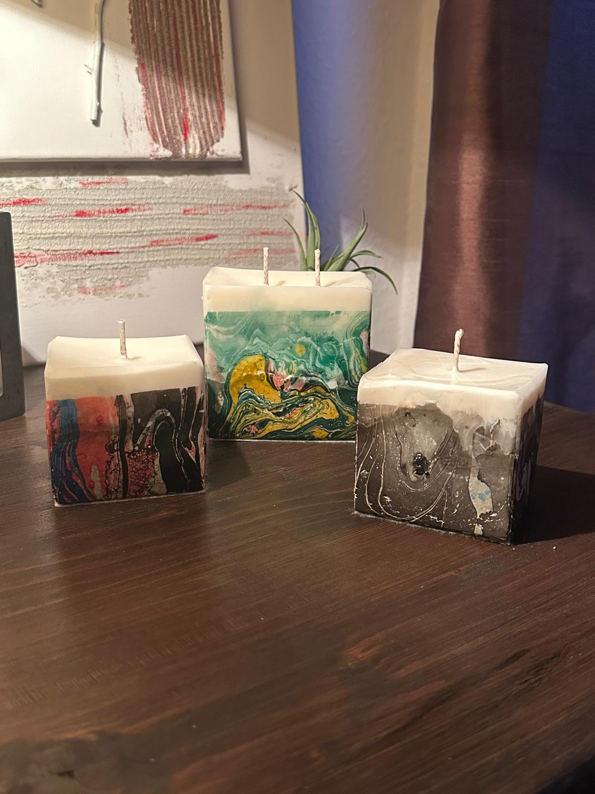 Concrete Base Candles